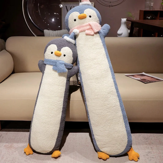 Long Snuggly Fluffy Penguin Plushies