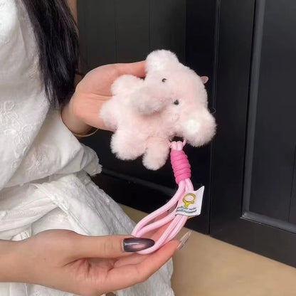 Fluffy Elephant Plush Airpods Case