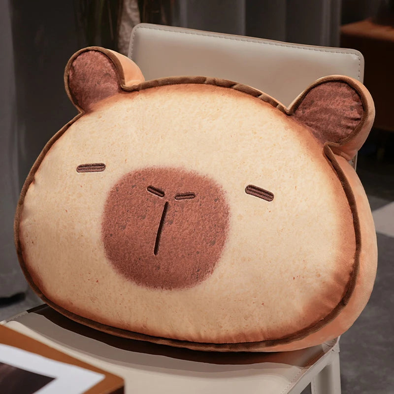Capybara & Cat Toastie Bread Cookie Plushies