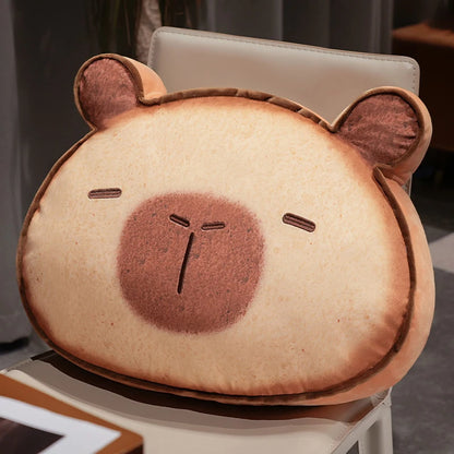 Capybara & Cat Toastie Bread Cookie Plushies