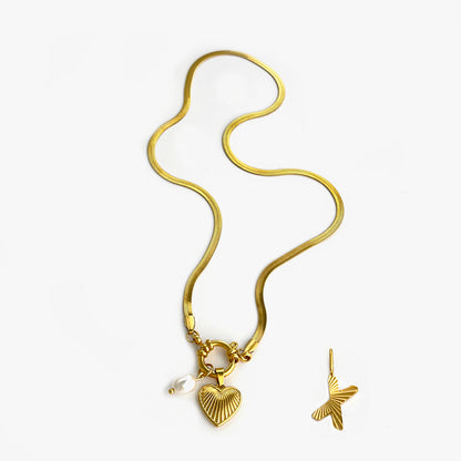 Aurelia Custom Initial Charm Necklace