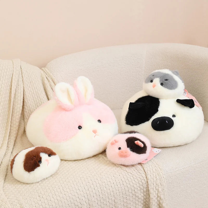 Fluffy Mochi Puff Animal Plush Collection