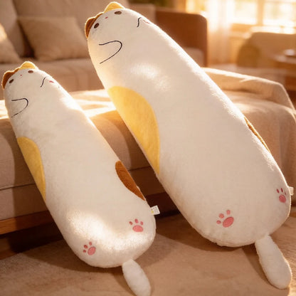 Fat Cat Body Pillow Plush