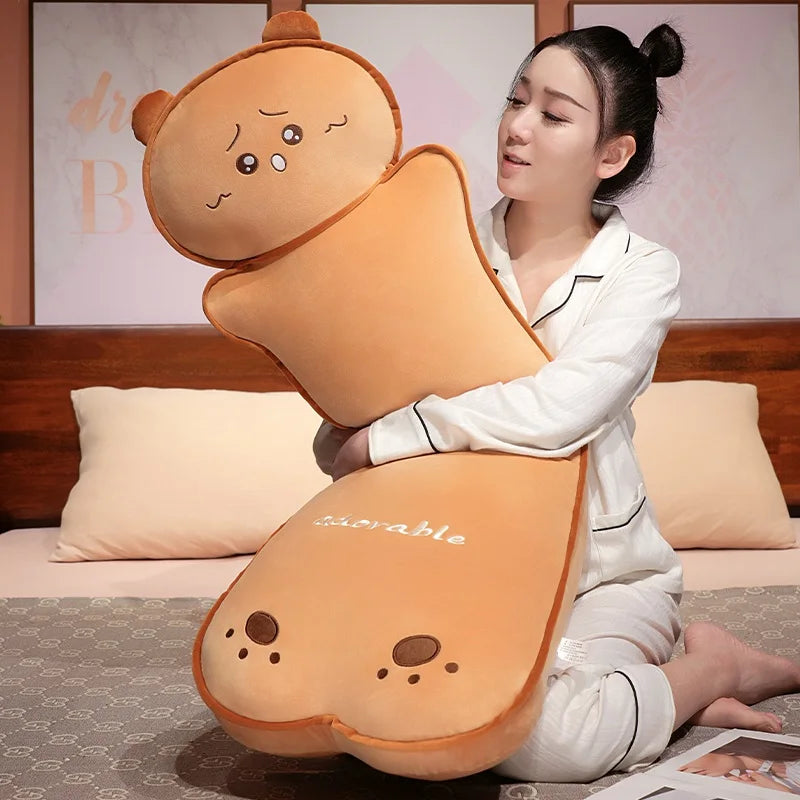 Long Kawaii Cat Bear Bread Plushies