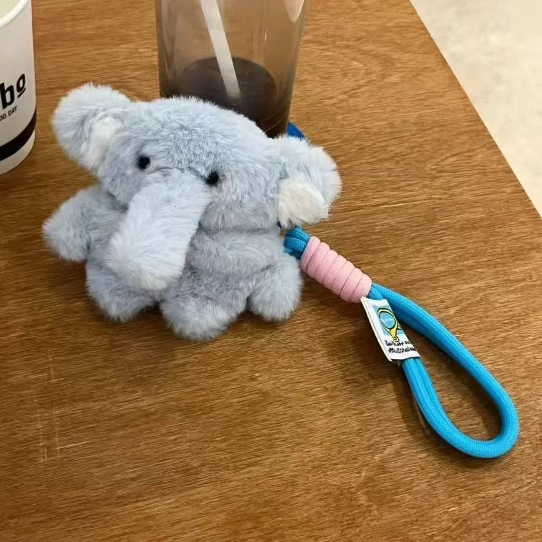 Fluffy Elephant Plush Airpods Case