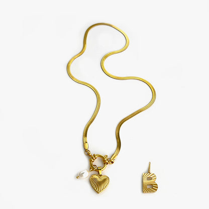 Aurelia Custom Initial Charm Necklace