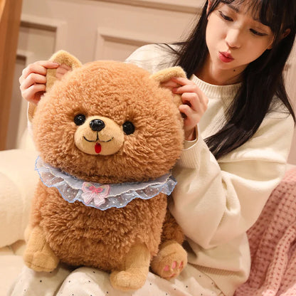 Yumi and Koji the Pomeranian Dog Plushies