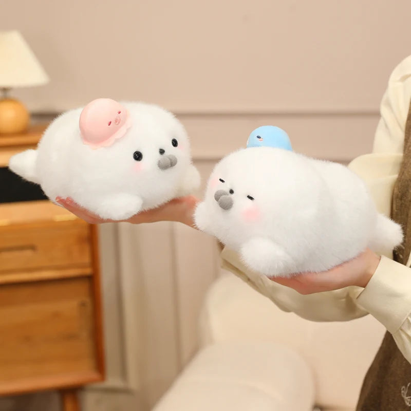 Pebbles the Baby Seal Plush Family