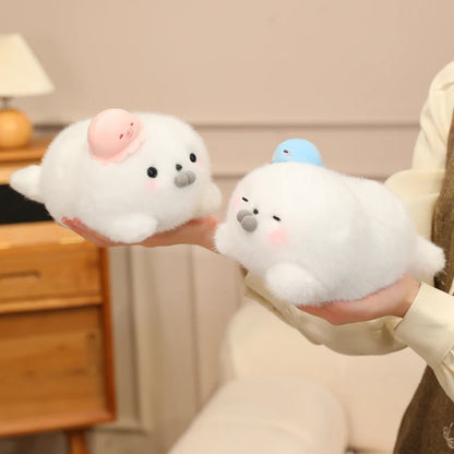 Pebbles the Baby Seal Plush Family
