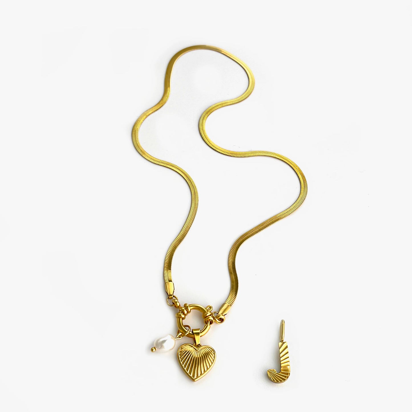 Aurelia Custom Initial Charm Necklace