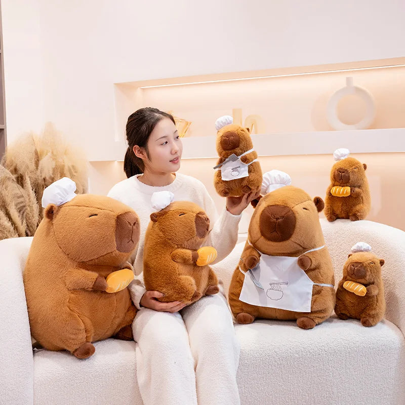 Baker and Chef Capybara Plush Collection