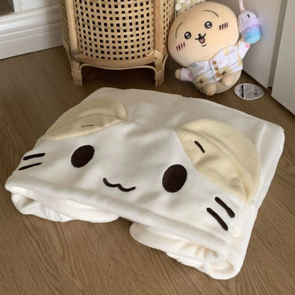 Creamy Neko Cat Unisex Zip Up Hoodie