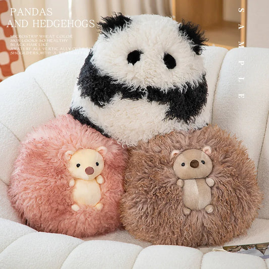 Puffle Pals Hedgehog Panda Plush Collection
