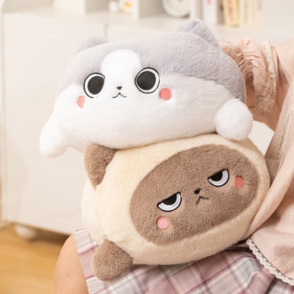 Chubby Mood Kitty Fishtail Plush