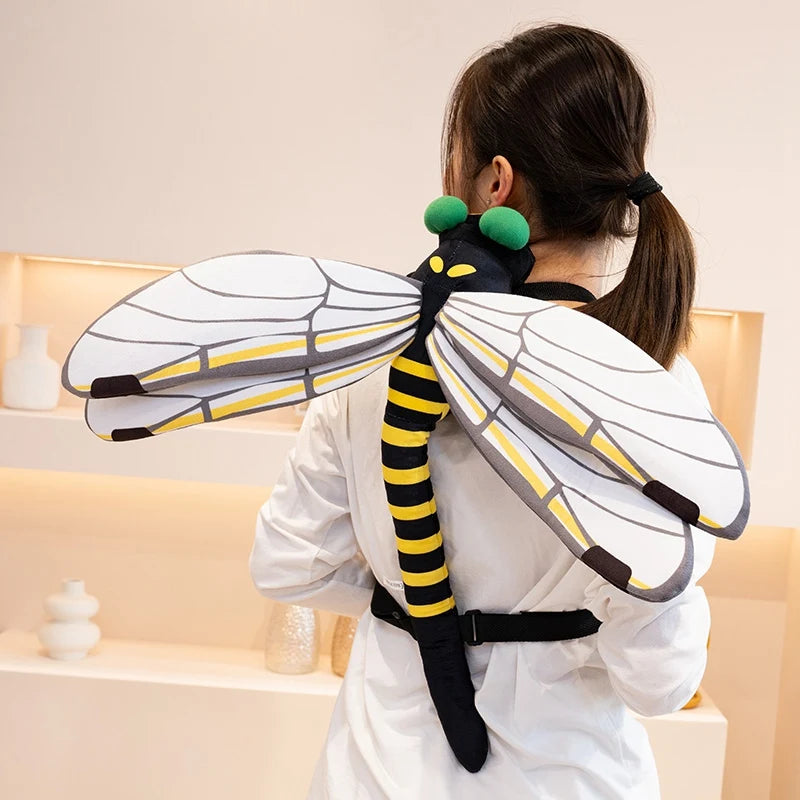 Praying Mantis and Mystic Dragonfly Plush Backpack