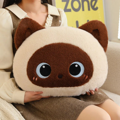 Kawaii Fluffy Cat Plush Pillows