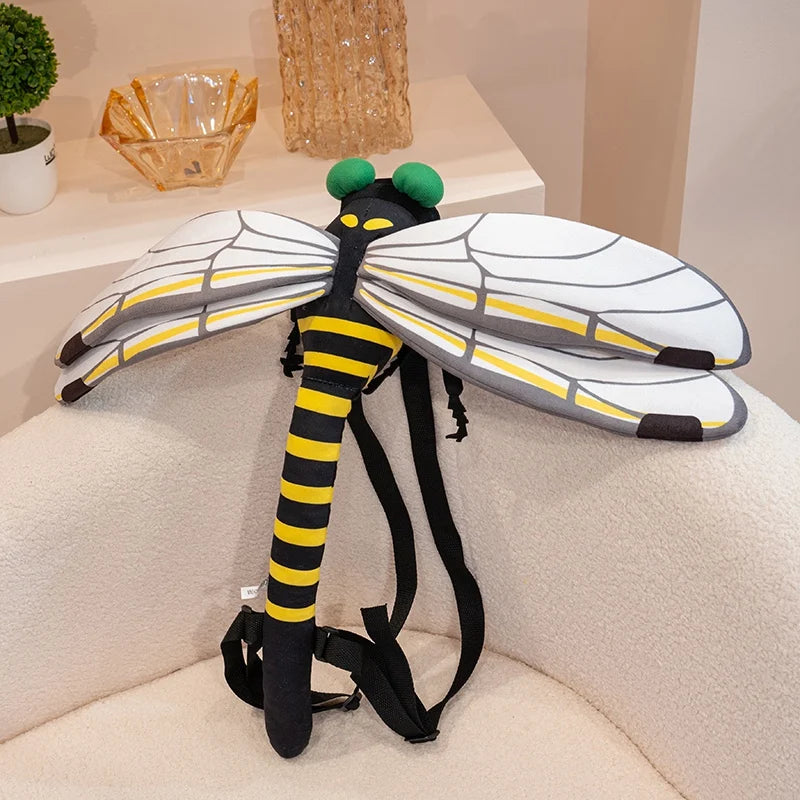Praying Mantis and Mystic Dragonfly Plush Backpack