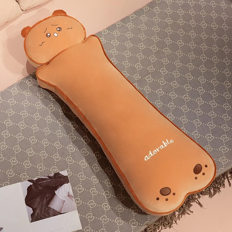 Long Kawaii Cat Bear Bread Plushies
