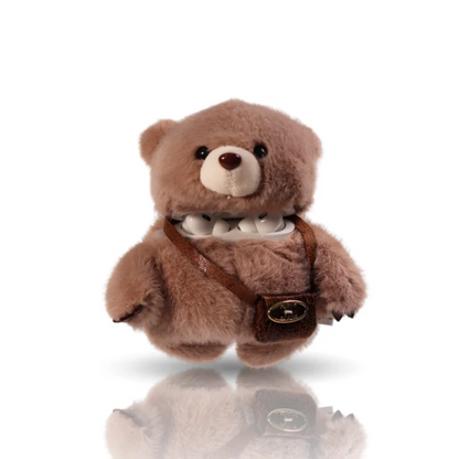 Brown Bear Plush Airpods Case