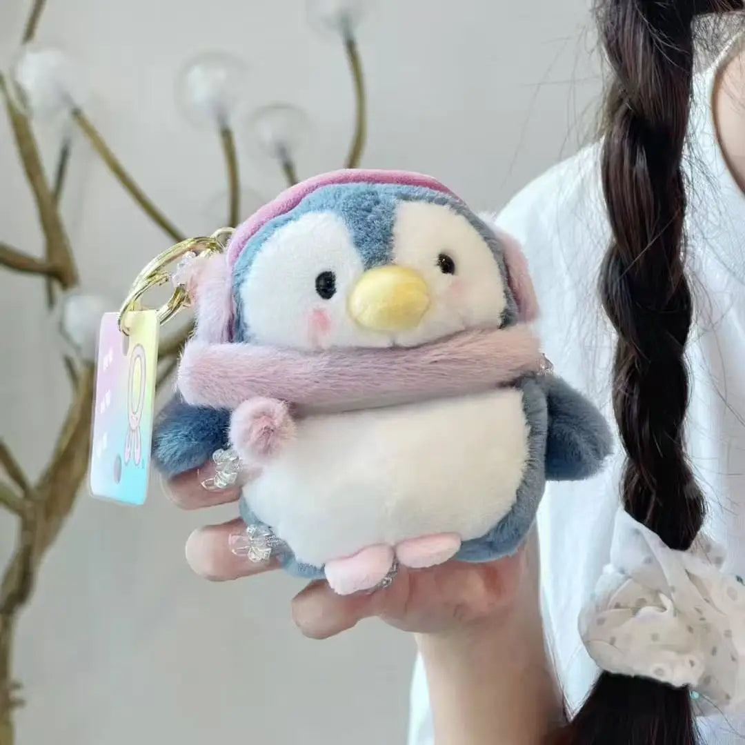 Winter Penguin Plush Airpods Case