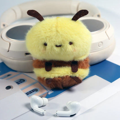 Happy Bee Plush Airpods Case