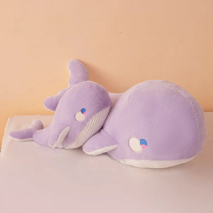 Pastel Purple Whale Plush