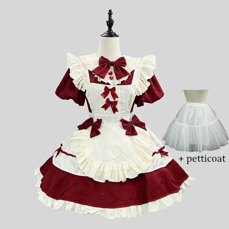 Kawaii Two-Tone Lolita Maid Cosplay Women's Dress Collection