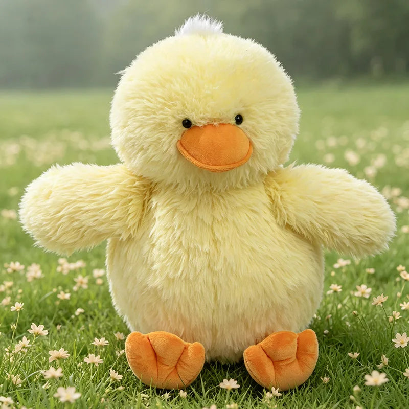 Chubby Fluffy Duckling Plush