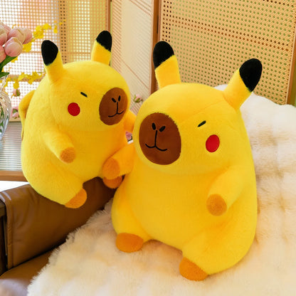 Yellow Pikabara Capybara Plush