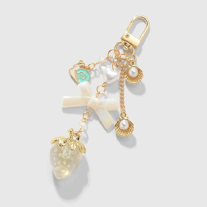 Pastel Berry Charm Keychains