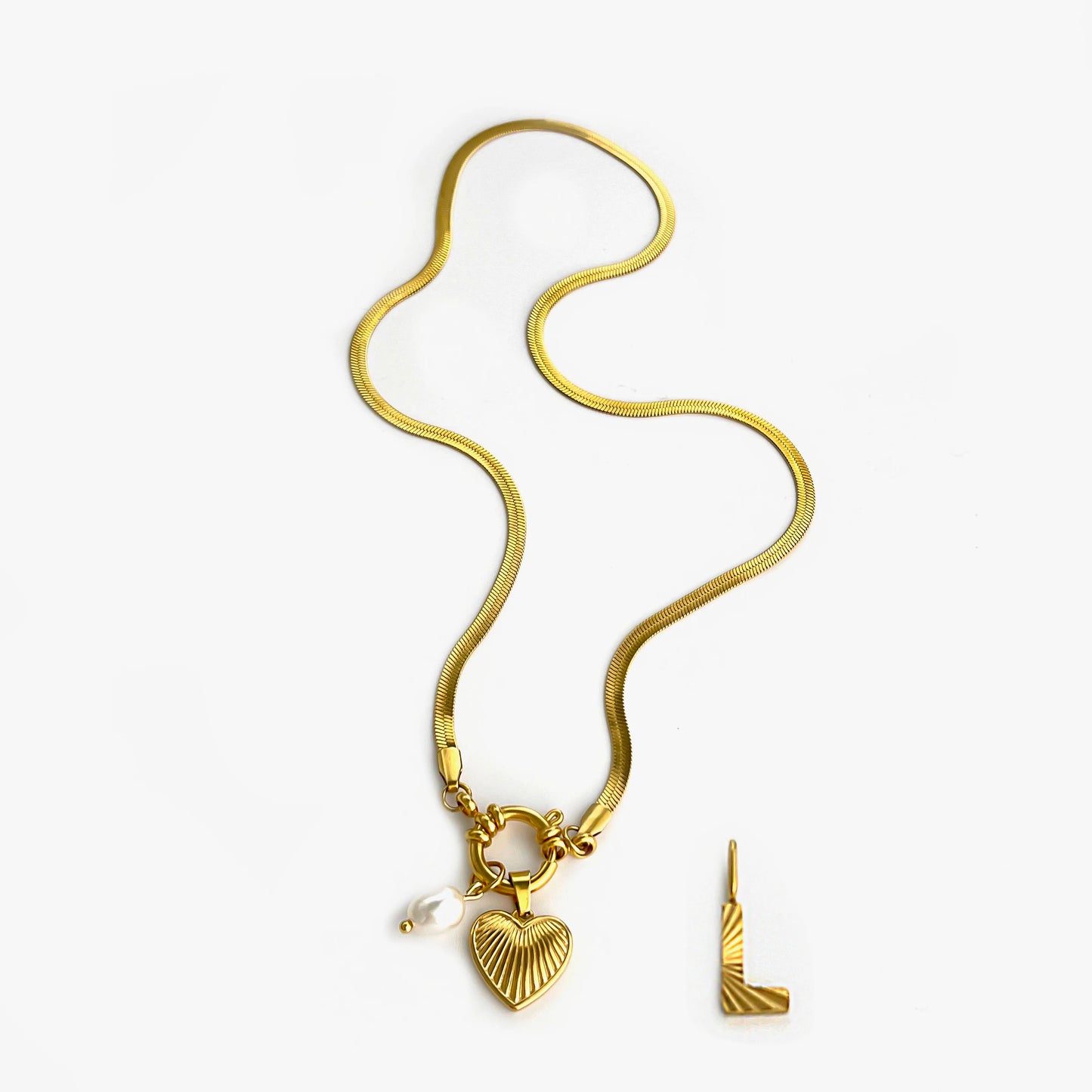 Aurelia Custom Initial Charm Necklace