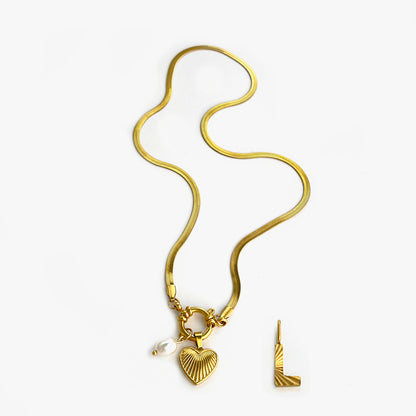 Aurelia Custom Initial Charm Necklace