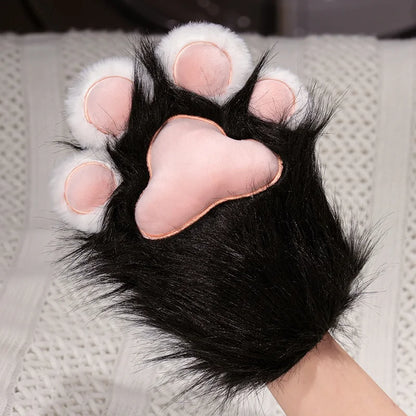 Kawaii Fluffy Cat Paws and Slippers
