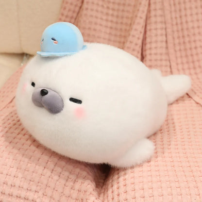 Pebbles the Baby Seal Plush Family