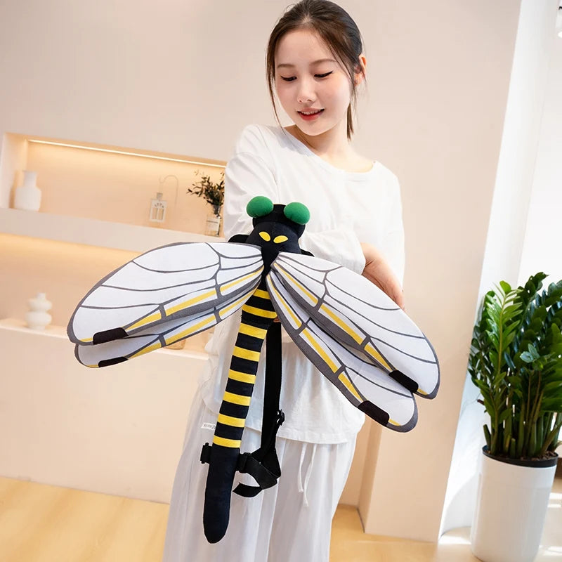 Praying Mantis and Mystic Dragonfly Plush Backpack