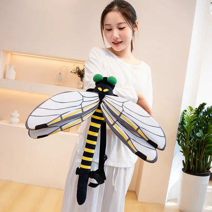 Praying Mantis and Mystic Dragonfly Plush Backpack