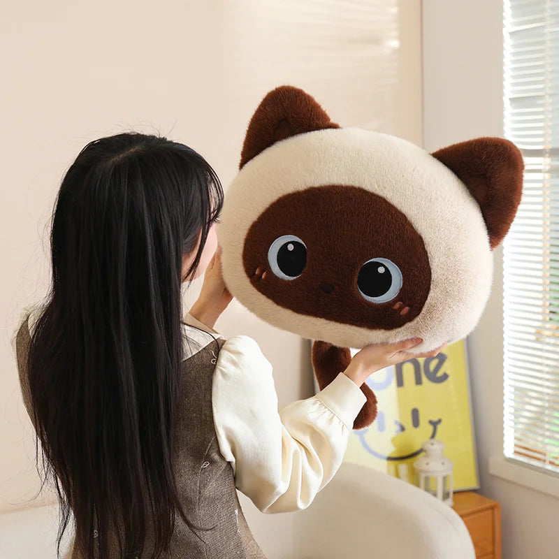 Kawaii Fluffy Cat Plush Pillows