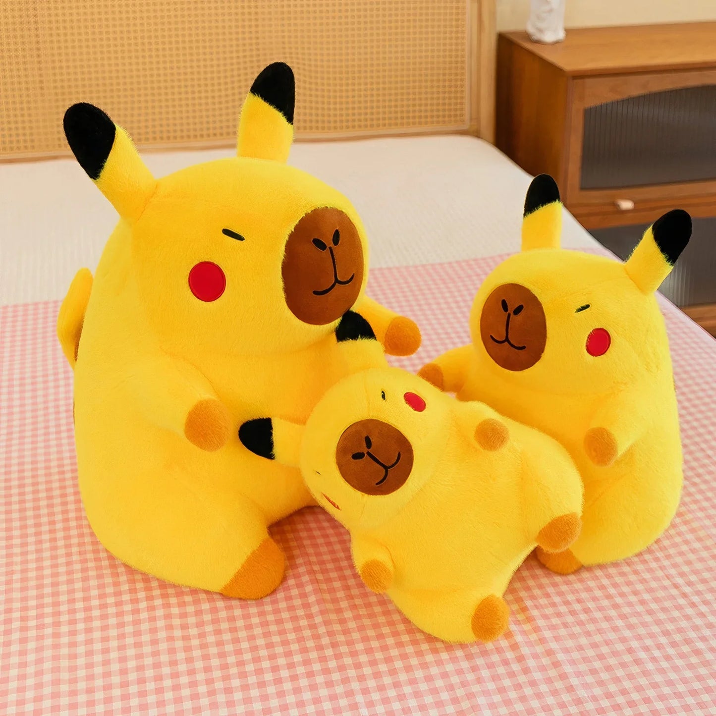 Yellow Pikabara Capybara Plush