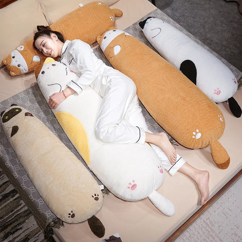 Fat Cat Body Pillow Plush