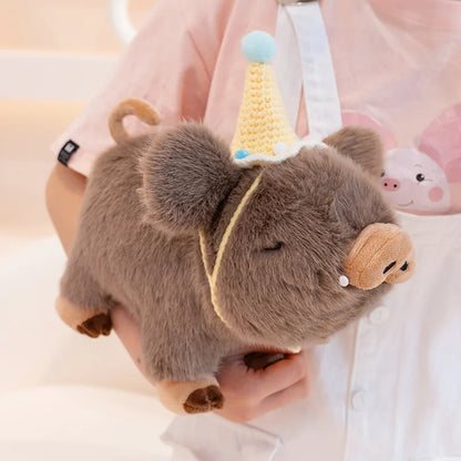 Kawaii Fluffy Wild Boar Plushie