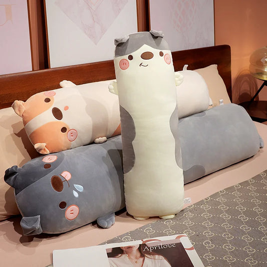 Long Kawaii Snuggly Dog Plushies