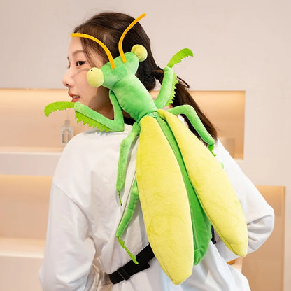 Praying Mantis and Mystic Dragonfly Plush Backpack