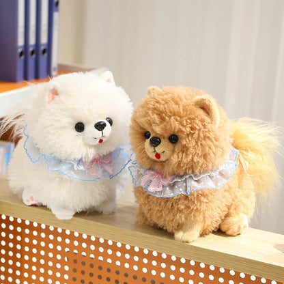 Yumi and Koji the Pomeranian Dog Plushies