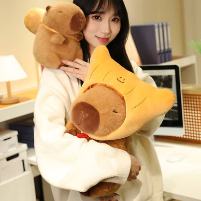 Toasted Croissant Capybara Plushies
