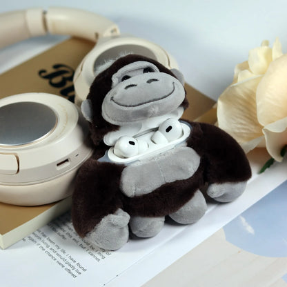 Cool Gorilla Plush Airpods Case