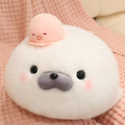 Pebbles the Baby Seal Plush Family