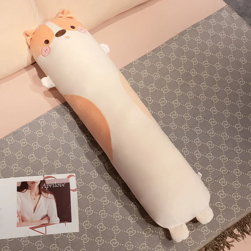 Long Kawaii Snuggly Dog Plushies