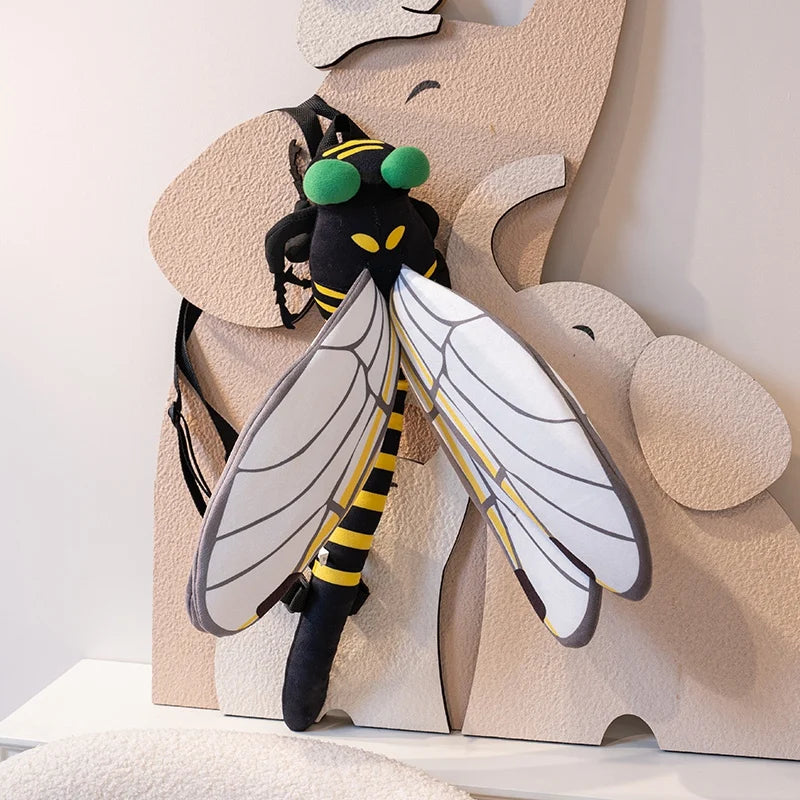 Praying Mantis and Mystic Dragonfly Plush Backpack
