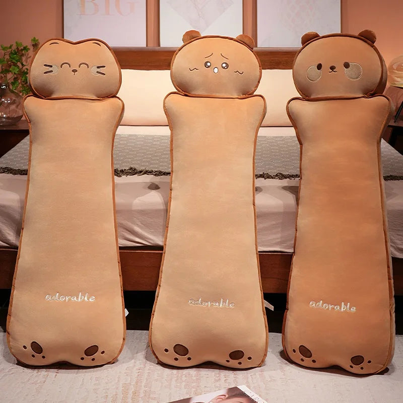 Long Kawaii Cat Bear Bread Plushies