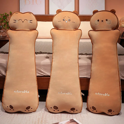 Long Kawaii Cat Bear Bread Plushies
